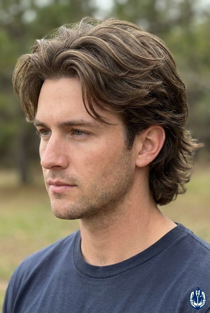 Medium length natural flow hairstyle